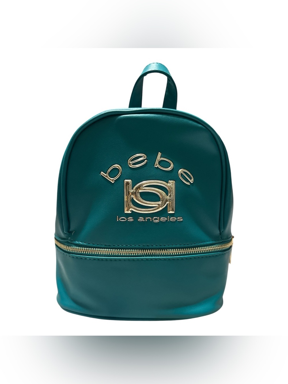 bebe Teal Small Backpack with Gold Hardware MSRP$89